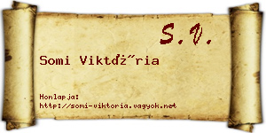 Somi Viktória névjegykártya